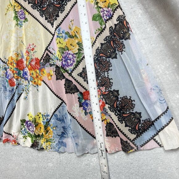 Vintage Petit Pois Skirt Womens Small Floral Print Skirt Y2K Boho Fairy - Picture 8 of 14